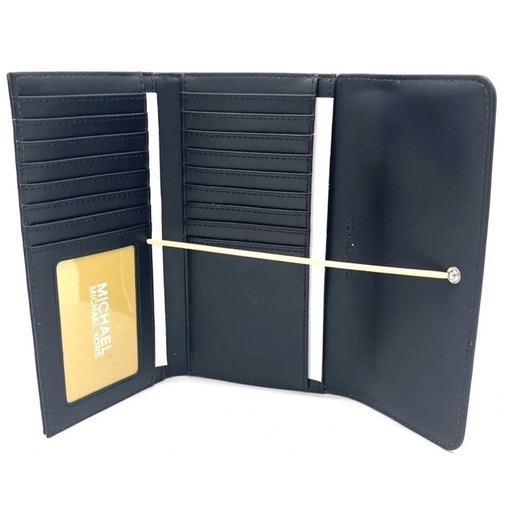 Michael Kors Large Trifold Wallet Black (NWT) - Picture 6 of 7